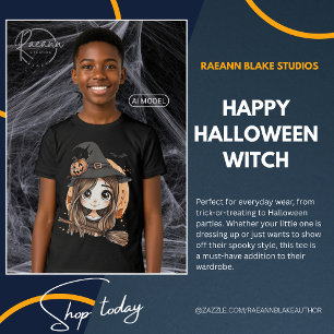 Gelukkig Halloween Heks Tri-Blend Jongeren T-Shirt