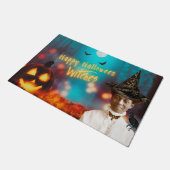Gelukkig Halloween Heksen Collage Deurmat (Schuin)