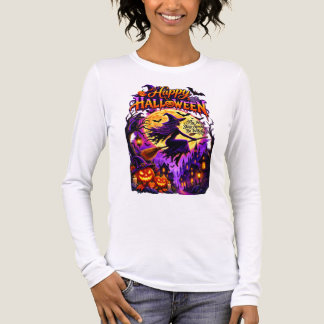 Gelukkig Halloween Heksenvlucht – Griezelig, Magis Tri-Blend Shirt