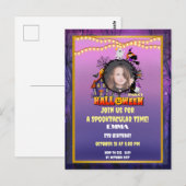 Gelukkig Halloween Het is Spooky Seizoen Viering Briefkaart (Voorkant / Achterkant)