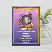 Gelukkig Halloween Het is Spooky Seizoen Viering Kaart (Staand voorkant)