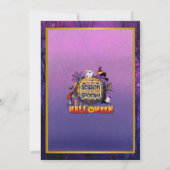 Gelukkig Halloween Het is Spooky Seizoen Viering Kaart (Achterkant)