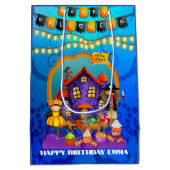 Gelukkig Halloween Het is Spooky Seizoen Viering Medium Cadeauzakje (Achterkant)