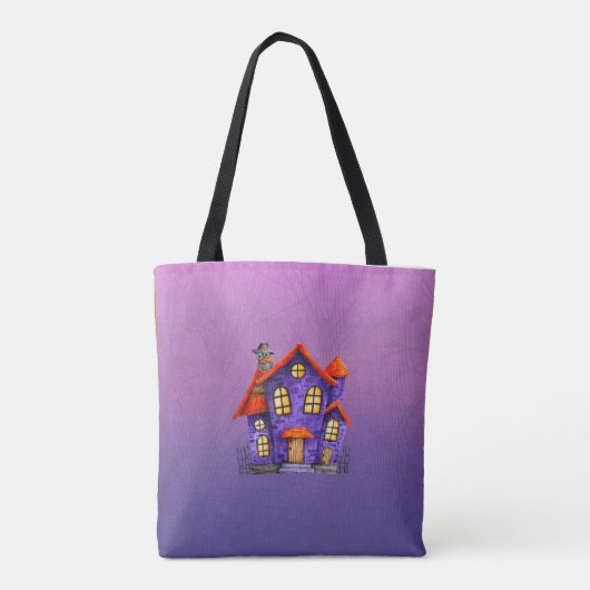 Gelukkig Halloween Het is Spooky Seizoen Viering Tote Bag (Achterkant)