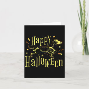Gelukkig Halloween Hond - Grappig Halloween Kaart