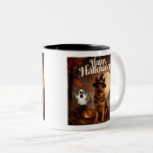 Gelukkig Halloween Hond Mok (Voorkant rechts)