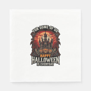Gelukkig Halloween Is Elke Dag Gehekeld Kasteel Po Servet