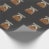 Gelukkig Halloween Jack O Lantern Geheime Kasteel Cadeaupapier (Hoek)