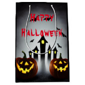 Gelukkig Halloween Jack o' Lantern Party Medium Cadeauzakje (Voorkant)