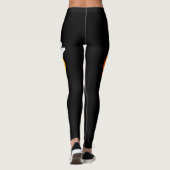 Gelukkig Halloween Jack O Lanterns Pompoenen Feest Leggings (Achterkant)