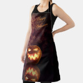 Gelukkig Halloween Jack O'Lantern Schort (Insitu)