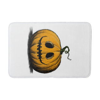 Gelukkig Halloween Jack O'Lantern Volwassene Natuu Badmat