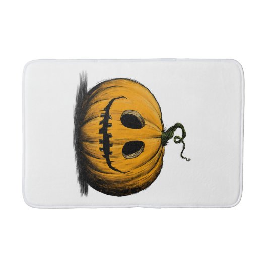 Gelukkig Halloween Jack O'Lantern Volwassene Natuu Badmat (Voorkant)