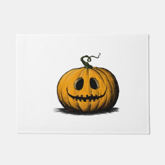 Gelukkig Halloween Jack O'Lantern Volwassene Natuu Deurmat (Voorkant)