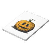 Gelukkig Halloween Jack O'Lantern Volwassene Natuu Notitieblok (Linkerzijde)