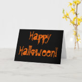 Gelukkig Halloween! Kaart (Gele Bloem)