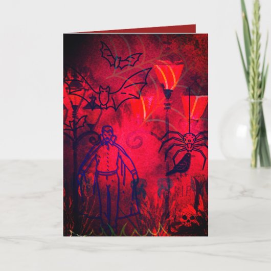 GELUKKIG HALLOWEEN KAART (Voorkant)