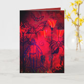 GELUKKIG HALLOWEEN KAART (Gele Bloem)