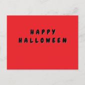 Gelukkig Halloween kaart (Achterkant)