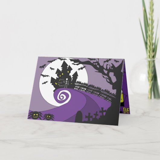 Gelukkig Halloween Kaart (Voorkant)