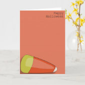 Gelukkig Halloween Kaart (Gele Bloem)