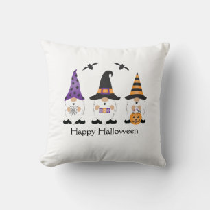 Gelukkig Halloween Kabouters Paars Oranje Kussen
