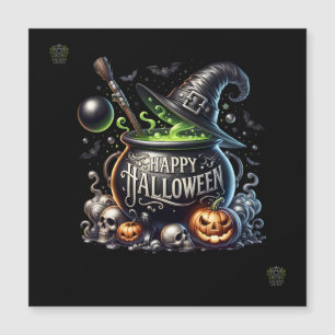 Gelukkig Halloween Ketel Magnetische Uitnodiging