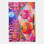 Gelukkig Halloween Keuken Handdoek (Verticaal)