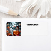 Gelukkig Halloween kind Etiket (Insitu)