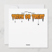 Gelukkig Halloween Kind Feestdagenkaart (Achterkant)