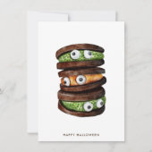 Gelukkig Halloween-koekje Feestdagenkaart (Voorkant)