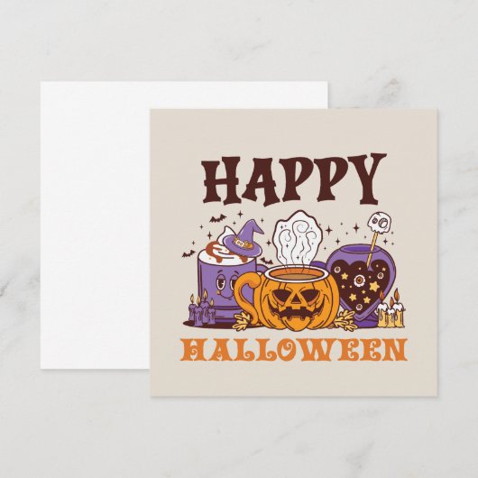 Gelukkig Halloween koffie brouwen (Voorkant / Achterkant)