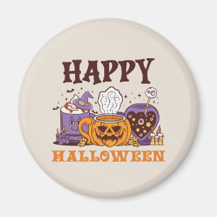 Gelukkig Halloween koffie brouwen Magneet