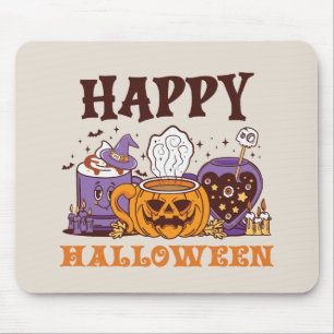 Gelukkig Halloween koffie brouwen Muismat