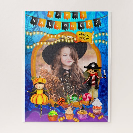 Gelukkig Halloween Kostuum Kinderfeest Viering Legpuzzel (Verticaal)