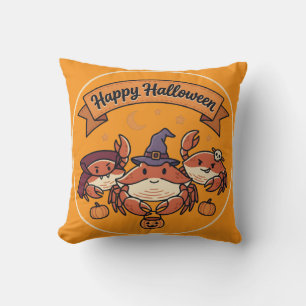 Gelukkig Halloween Krabben Kussen