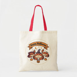 Gelukkig Halloween Krabben Tote Bag