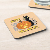 Gelukkig Halloween kussensloop Bier Onderzetter (Linkerzijde)