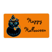 Gelukkig Halloween Label (Voorkant)