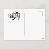 Gelukkig Halloween landschap Feestdagenkaart (Achterkant)