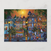 Gelukkig Halloween landschap Feestdagenkaart (Voorkant)