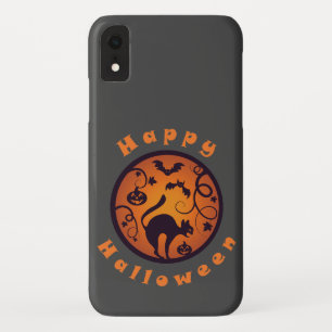 Gelukkig Halloween lantaarn zwarte kat spinnen en Case-Mate iPhone Case