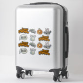 Gelukkig Halloween Leuke en Griezelige Sticker Set (Koffer)