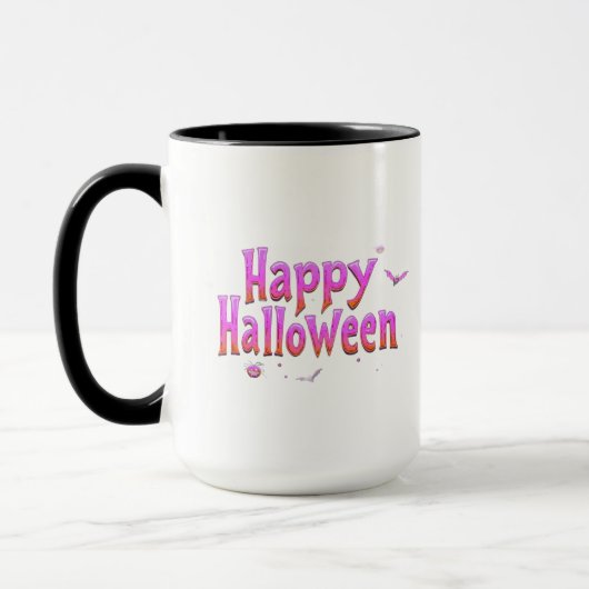 Gelukkig Halloween lichtgevend Mok (Links)
