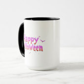 Gelukkig Halloween lichtgevend Mok (Voorkant links)
