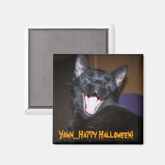 Gelukkig Halloween. Magneet (Voorkant / Achterkant)