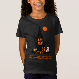 Gelukkig Halloween Meisje T-Shirt
