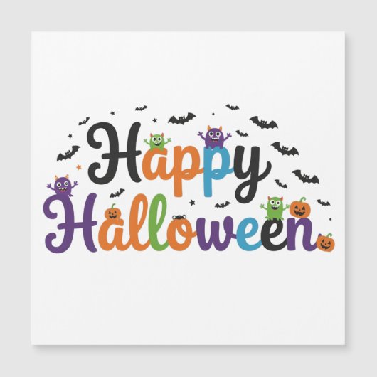 Gelukkig Halloween Monsters (Voorkant)