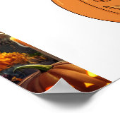 Gelukkig Halloween Muurkunst  Poster (Hoek)