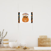 Gelukkig Halloween Muurkunst  Poster (Keuken)